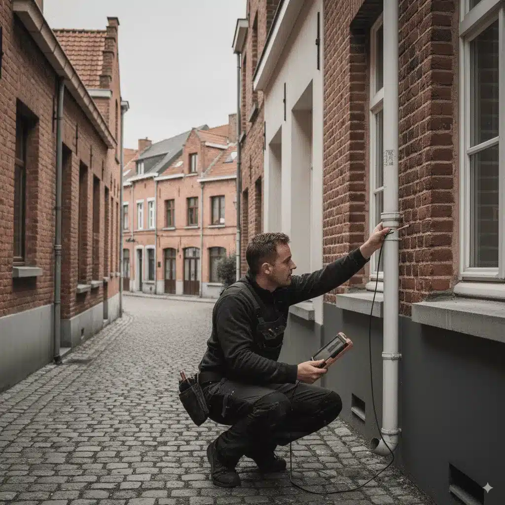 Caméra et sonde débouchage gouttières