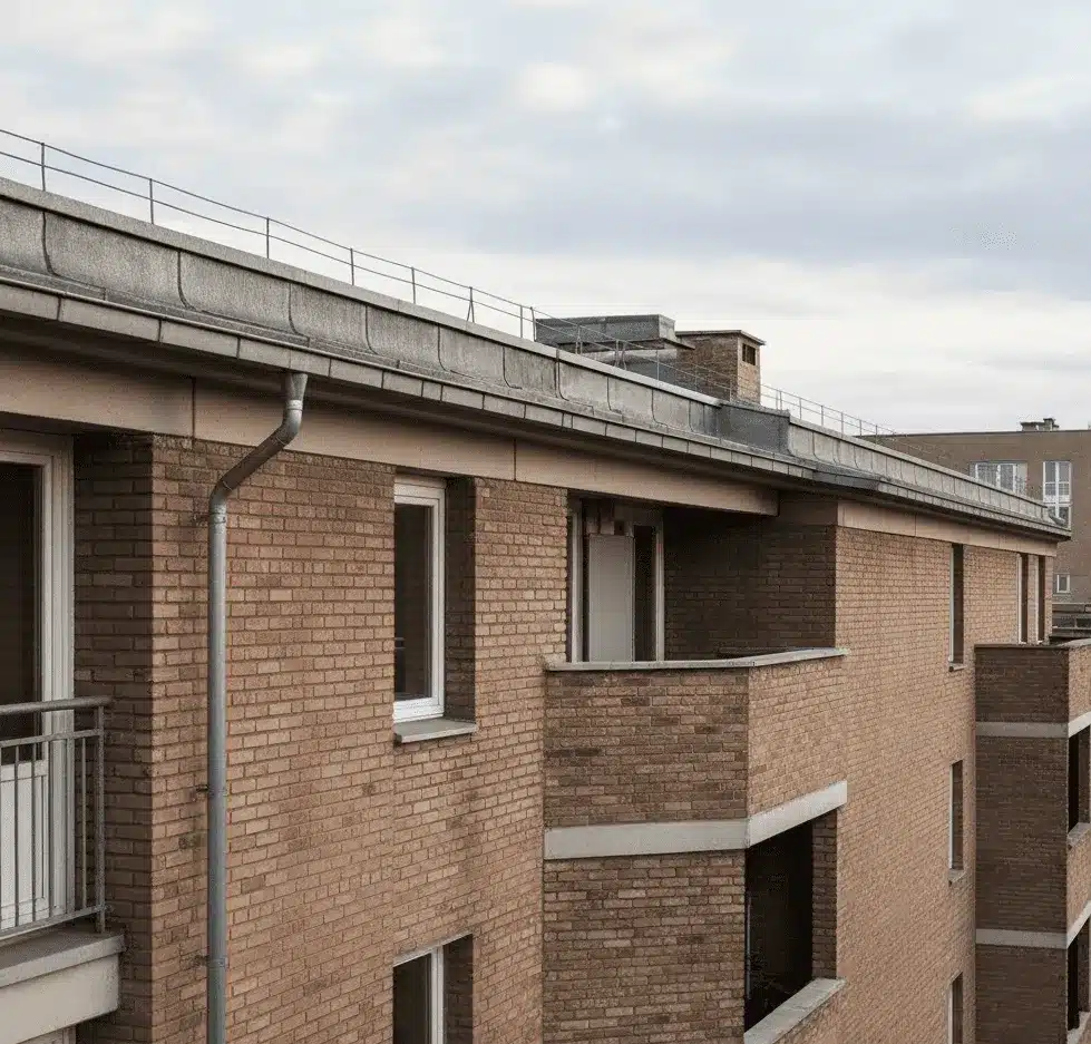 Nettoyage gouttières immeubles