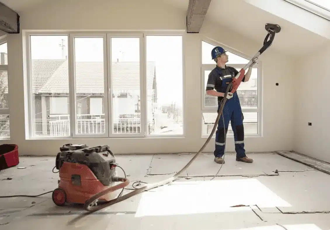 Aspirateur nettoyage chantier