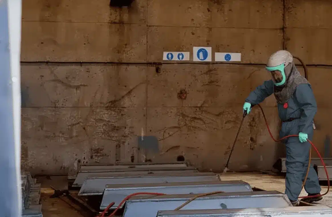 Dégraissage et décontamination nettoyage chantier