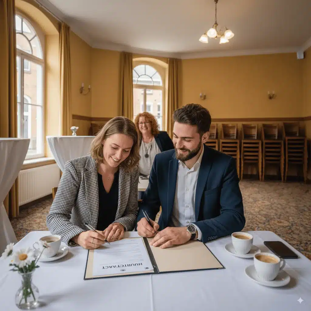 Engagement lors location salle, délais courts