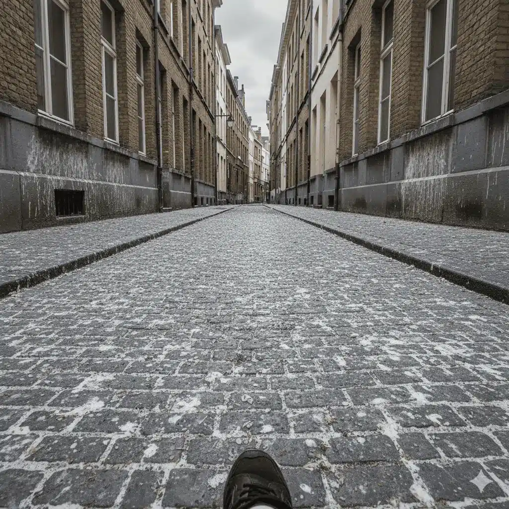 Sol glissant, fientes pigeons à nettoyer