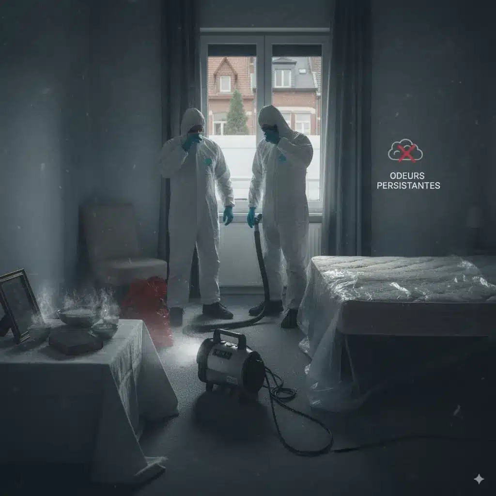 Nettoyage odeurs persistantes après décès