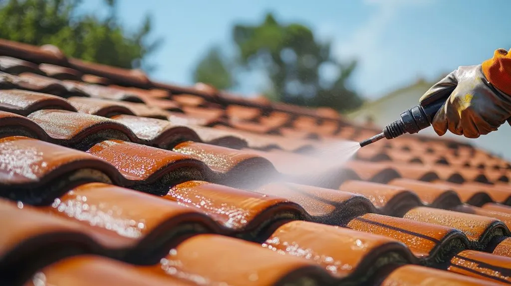 Nettoyage toiture hydrofugation