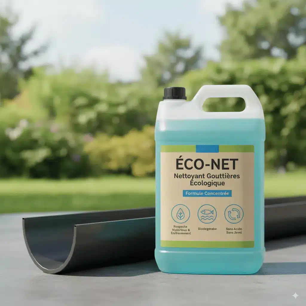 Produit nettoyant gouttières respectueux de l'environnement