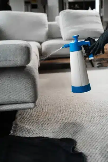 Traitement anti-acariens tapis et moquettes